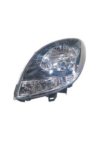 2003-2012 Renault Kangoo Classic Far Lambası Sol Elektrikli-motorsuz H4 Siyah Beyaz Sinyalli Ayfar Adet Oem No:7701062426
