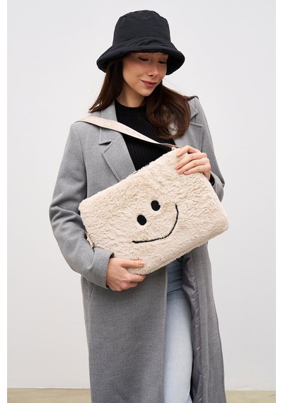 Mussen Smile Laptop Kılıfı 13" & 14" İnç Uyumlu Bej