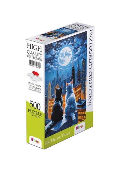 Btoys 500 Parça Puzzle Two Cats 9040
