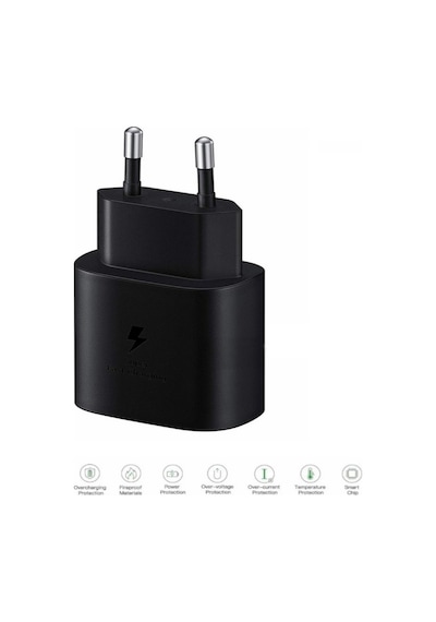 Samsung Galaxy M35 Uyumlu Type-c Ultra Hızlı Şarj Cihazı 22.5w 3.0 Amper Şarj Başlığı Adaptör