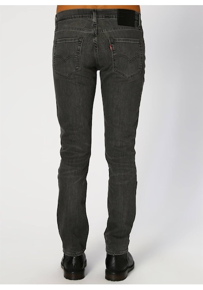 Levi's Erkek Slim Fit Jean Pantolon - Minimalist Günlük Tarz Siyah