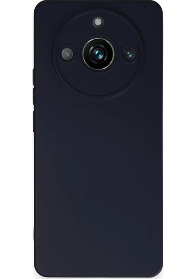 Realme 11 Pro Kılıf Nano İçi Kadife Silikon - Lacivert Çr