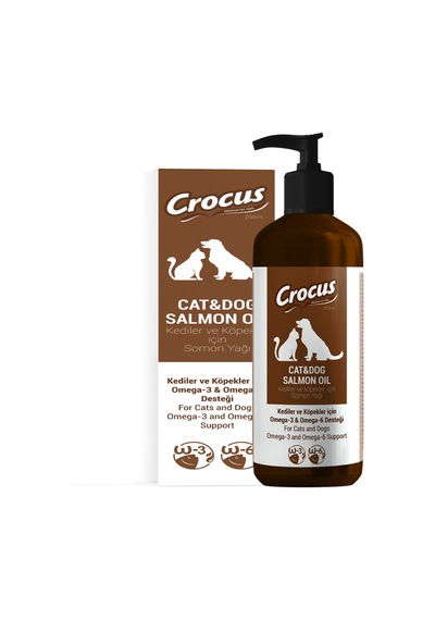 Crocus Kedi Köpek Somon Yağı 200 Ml