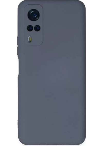 Newface Vivo Y53s Kılıf Nano İçi Kadife Silikon - Gri