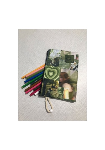 Fairycore Aesthetic Desenli Tasarım Bez Kalemlik-cüzdan Diğer