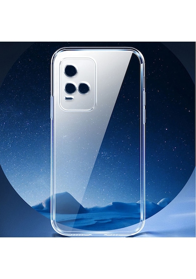 Vivo Y32 Kılıf Tchs Süper Silikon Kapak - Renksiz Renksiz