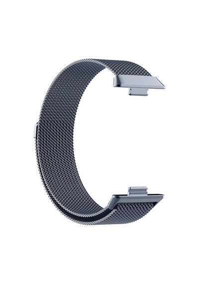 Huawei Watch Fit 3 Zore Krd-01 Metal Kordon-gri