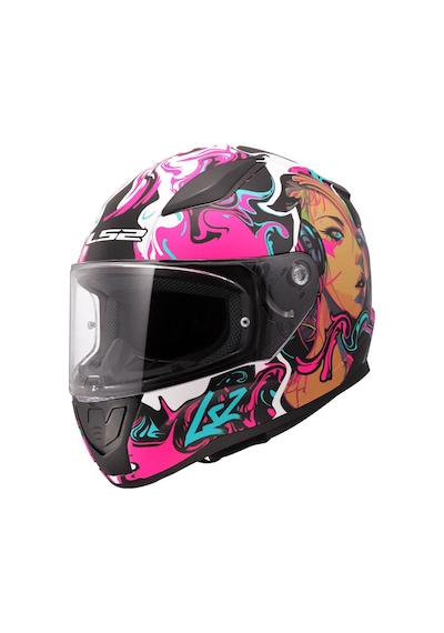Ls2 Rapid 2 Cyberg Kapalı Kask Mor