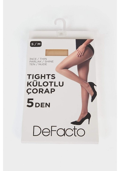 Defacto Kadın 5 Denye Külotlu Çorap B5872axnsbg679 Bej