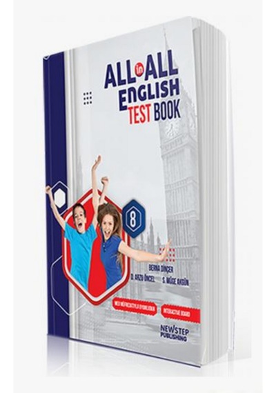 8.sınıf All İn All Test Book İngilizce Kitap