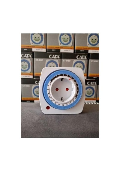 Ayrex Cata Ct-9180 Zaman Ayarlı Priz Mekanik Zaman Saati, Ct-9180 Mekanik Zaman Saati