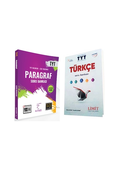 Limit Yayınları Tyt Türkçe Ve Karekök Yayınları Paragraf Soru Bankası Seti 2 Kitap