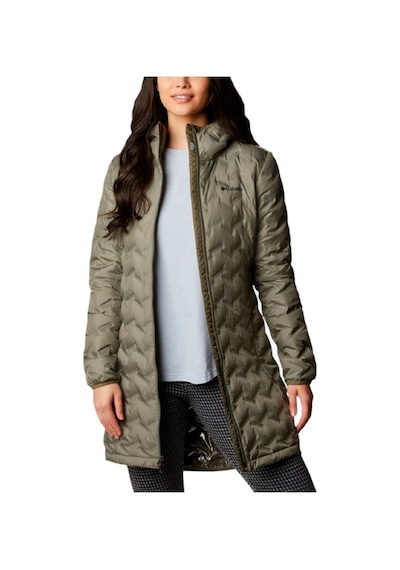 Columbia Delta Ridge Iı Long Down Jacket Çağla Yeşil Kadın Outdoor Mont Wk0440 Yeşil
