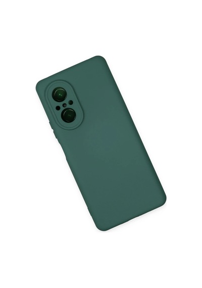 Huawei Nova 9 Se Kılıf Nano İçi Kadife Silikon - Koyu Yeşil 0.2M-Çok Renkli