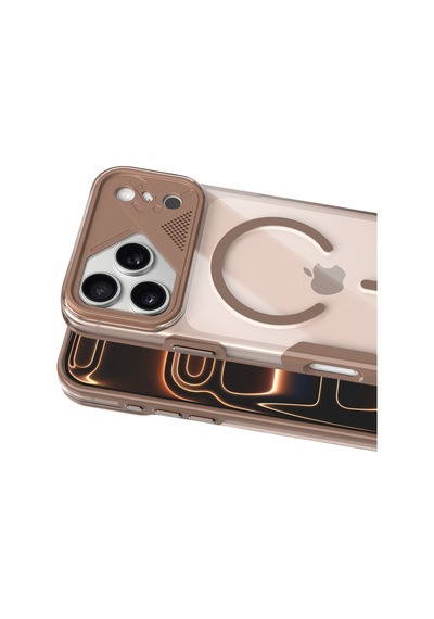 Joko Apple iPhone Uyumlu 17 Pro Max Zinko Magsafe Kapak - Çöl Titanyum Kod: 4231