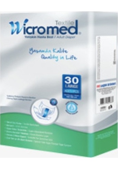 Wicromed Textile Yetişkin Hasta Bezi M 30'Lu