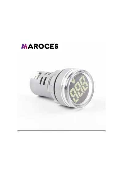 22Mm Dijital Voltmetre 20V 500V Arası Ac 220V Ac 1 Adet-Yeşil