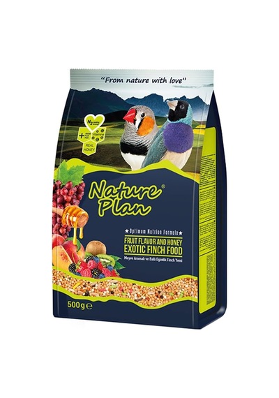 Nature Plan500gr Meyva Aromalı+ Ballı Exotic Finch Yemi