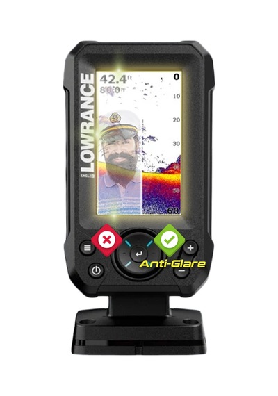 Lowrance Eagle 4in Fishfinder - Ipg Anti-glare Yansıma Önleyici Mat Ekran Koruyucu