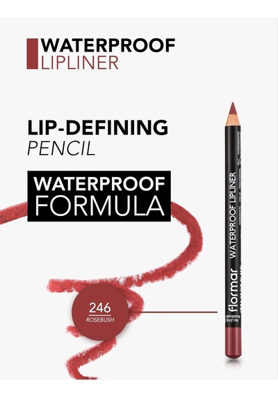 Suya Dayanıklı Dudak Kalemi Pembe - Waterproof Lipliner - 246 Rosebush- 8690604589951 Diğer