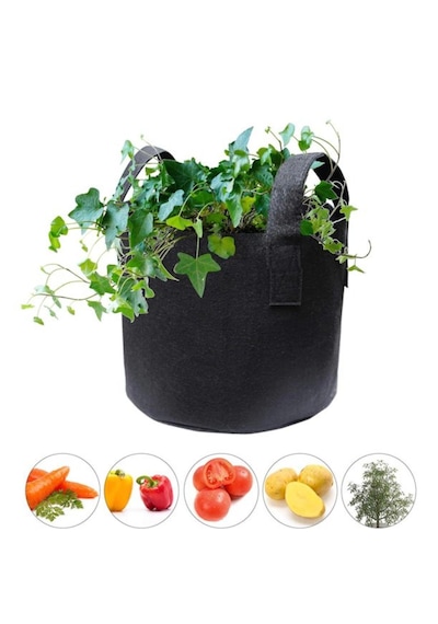 Kumaş Saksı 3.8 Litre 3 Adet 3,8 L
