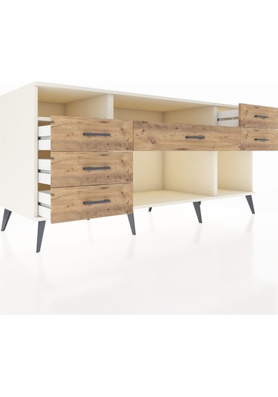 Kronos Konsol 2 Raflı 6 Çekmeceli 176x59x83 Aytaşı-aytaşı/çam Aytaşı/çam Kronos Konsol 2 Raflı 6 Çekmeceli 176x59x83 Aytaşı-aytaşı/çam Aytaşı/çam
