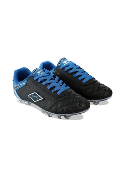 Slazenger  Hugo Kr Erkek Halı Saha Siyah - Mavi Futbol Ayakkabısı