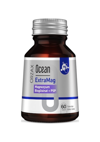 Orzax Ocean Extramag Magnezyum Bisglisinat + P5p 60 Tablet