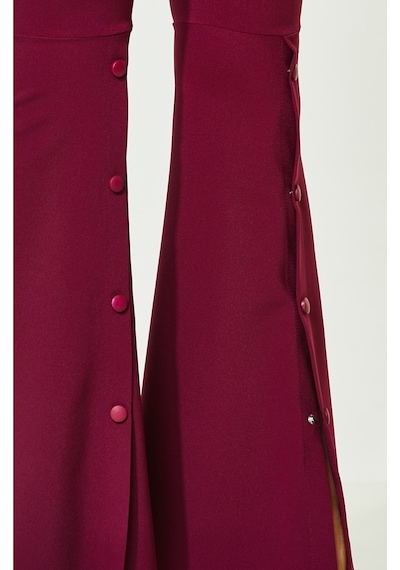 Soralline Kadın Pantalon 1692 Mürdüm Mürdüm