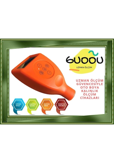 Guoou Boya Kalınlık Ölçüm Cihazı Boya Ölçer Boya Test