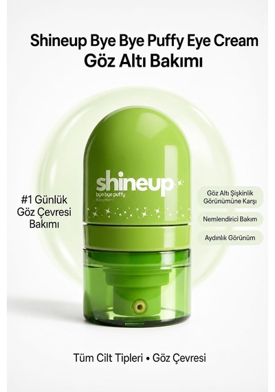 Bye Bye Puffy Avokado Göz Kremi 15 Ml Şişlik Karşıtı & Nemlendirici Krem