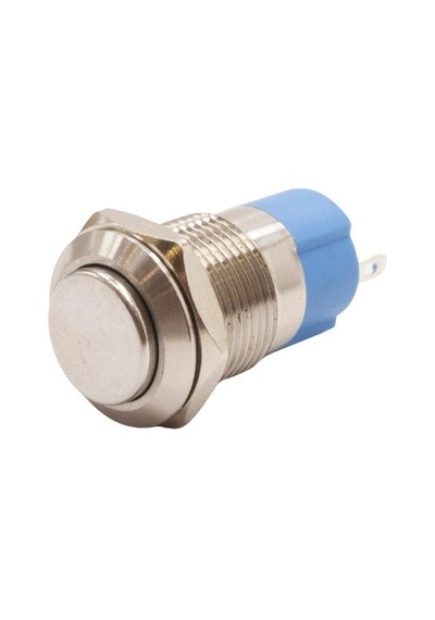 12A-G1Z 12Mm Çıkık Anahtarlı Metal Buton