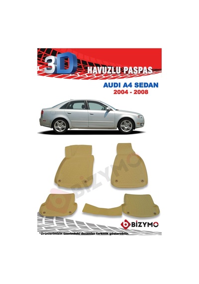 Audi A4 Sedan 2004-2008 3d Bej Paspas Takımı Bizymo