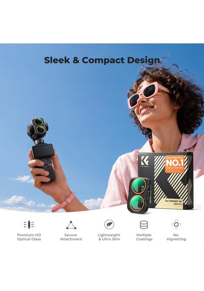 Djı Osmo Pocket 4p/xtra Muse2 Pro İle Uyumlu Nd2-32 Filtre Diğer