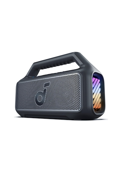 Anker Boom 2 Bluetooth 5.3 Hoparlör, 80w, Bassup 2.0, 24 Saat Pil Ömrü, Ipx7 Su Geçirmez, Led Işık, Usb-c, Siyah - A3138
