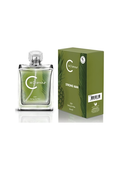 Cle D'Amour Strong Man Men Vegan EDP Erkek Parfüm Fougère Aromatik 3 x 100 ML