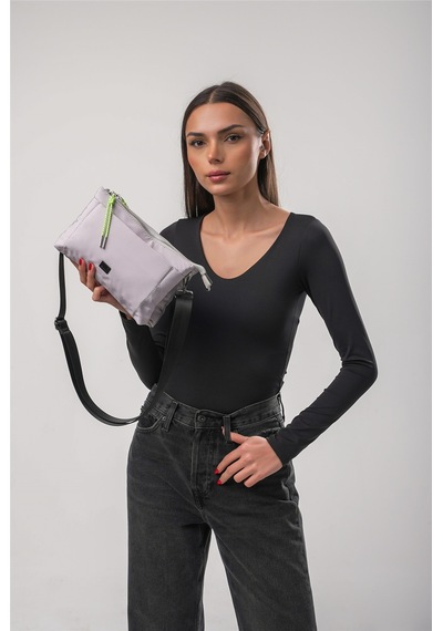Ççs 18290 Kadın Çapraz Askılı Çanta GRİ