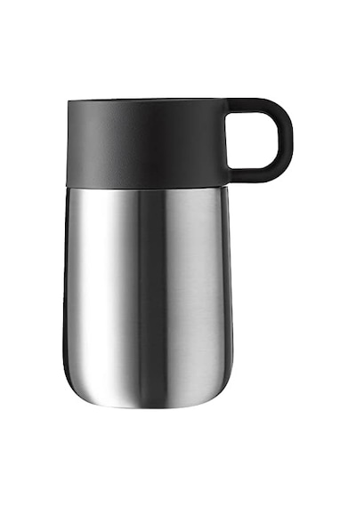 Çelik Gümüş Kişisel Kısa Termos 300 Ml Açık Beyaz