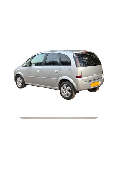 Opel Meriva A Uyumlu 2002-2010 Krom Bagaj Alt Çıtası Paslanmaz Çelik