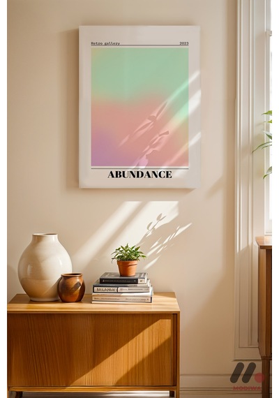 Abundance Aura Posteri, Çerçevesiz Yüksek Kalite Duvar Afişi - Kişiye Özel Hediye