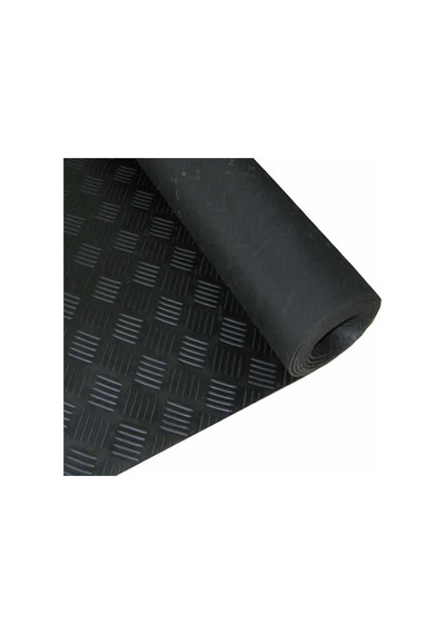Lastik Levha Milenyum Desen Siyah 1.40 En: 1.4 Mt Boy: 1 Mt