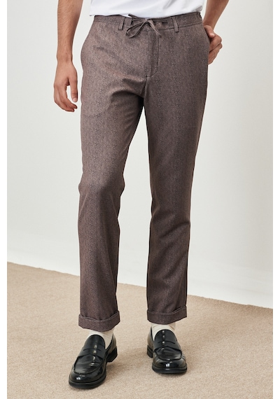 Altınyıldız Collectıon Erkek Kahve Sıyah Slim Fit Dar Kesim Mono Yaka Desenli Takım Elbise Altınyıldız Collectıon Erkek Kahve Sıyah Slim Fit Dar Kesim Mono Yaka Desenli Takım Elbise