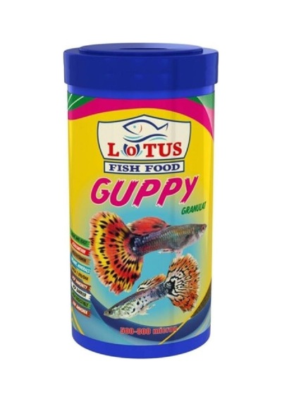 Lotus Guppy, Granül Canlıdoğuran, Tropikal, Lepistes Yemi 250 Ml