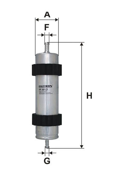 Pp991/3 - Yakıt Filtresi - Filtron