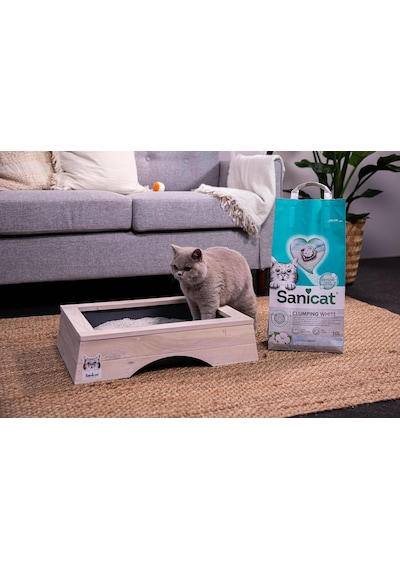 Clumping White Topaklanan Kedi Kumu Koton Ferahlığı 10l