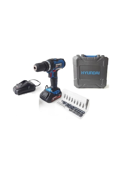 Hyundai HPA202 20V 2Ah Li-Ion Akülü Matkap Vidalama