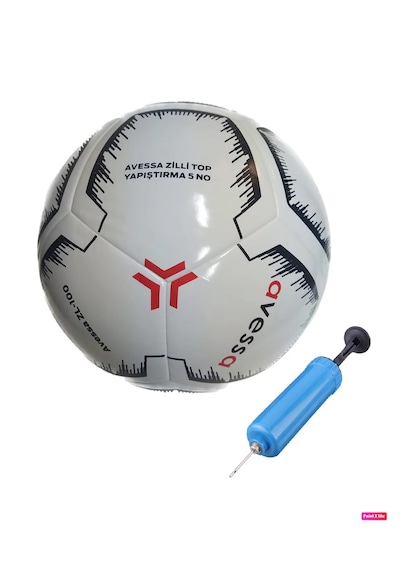 Avessa Zl-100 Zilli Futbol Topu Görme Engelliler Için + Pompa Beyaz