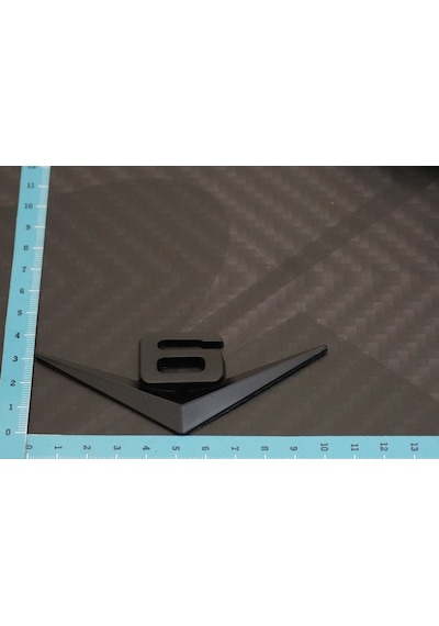 V6 3M 3D Bagaj Krom Metal Yazı Logo (548531201)