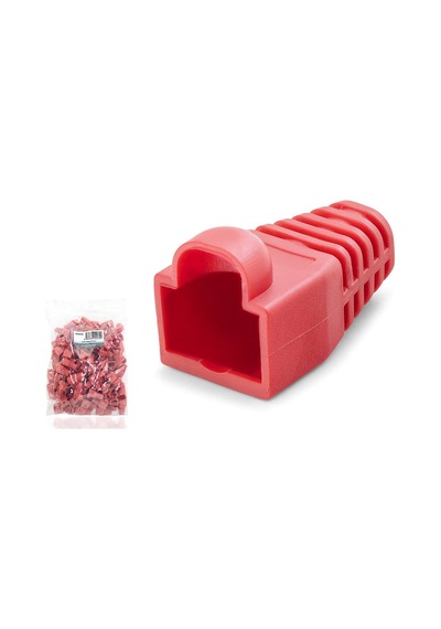 Rj45 Konnektör Papuç 100 Lü Paket - Kırmızı Nd2430 Evimdeyokyok