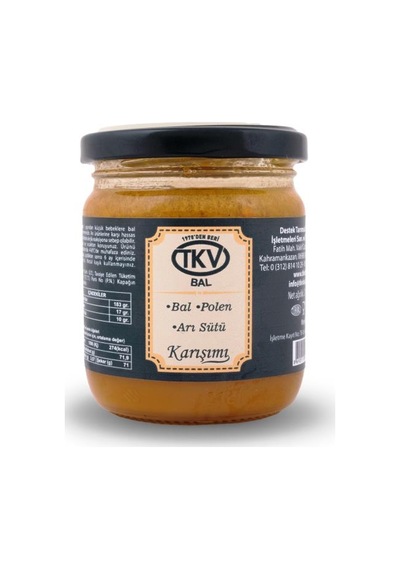 Tkv Bal + Polen + Arı Sütü 210 G